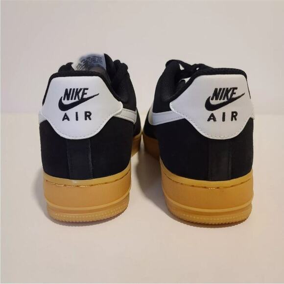 Nike Air Force 1 '07 LV8 Black Summit White Gum FQ8714-004 Men's Shoes size 8.5 - Picture 3 of 4